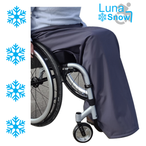 LunaSnow leg cover for wheelchair users